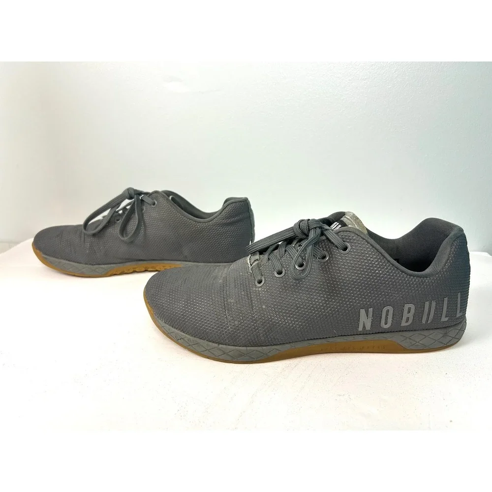 NOBULL Trainers Dark Grey Gum Sole‎ CrossFit Training Sneakers Men's US 13